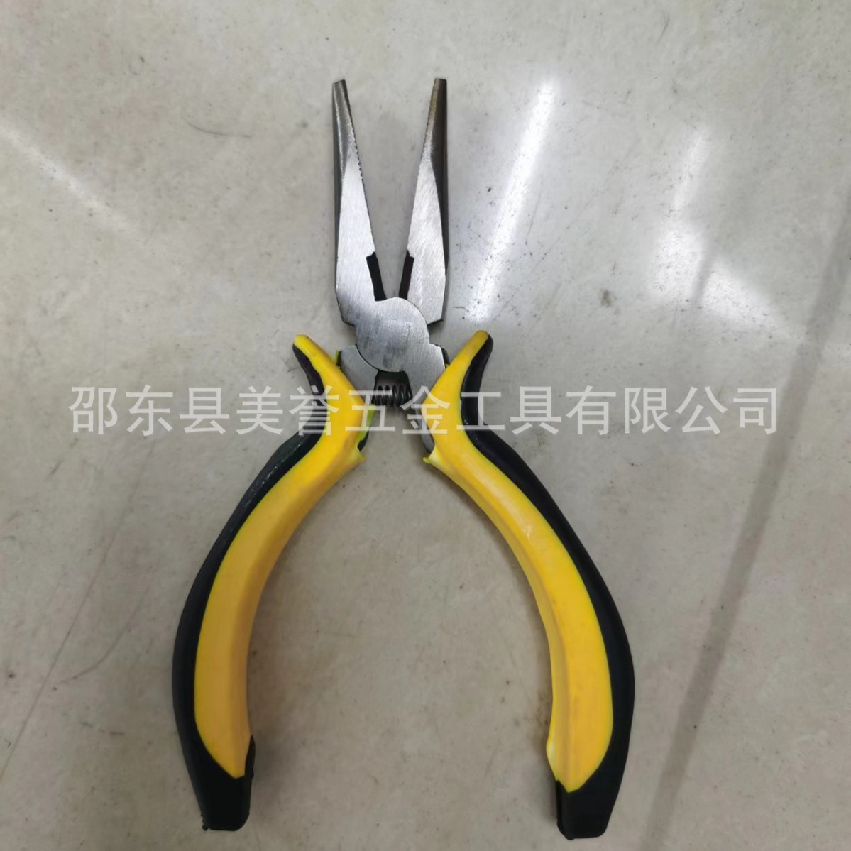 厂家生产4.5寸尖嘴钳 铸造4.5寸尖嘴钳 PVC手柄