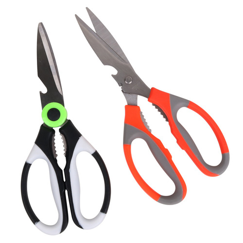 Scissors household stainless steel multifunctional kitchen strong chicken bone scissors barbecue scissors fish killing scissors food scissors