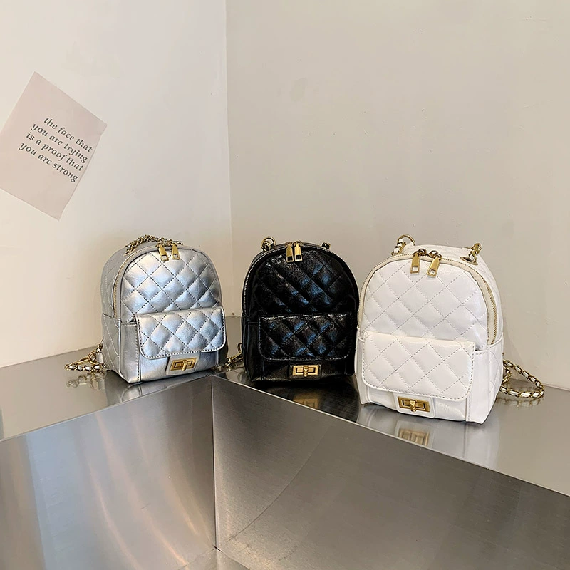 Стильный рюкзак, сумка, коллекция 2023 года, стиль Chanel, западный стиль, для тинэйджеров, семейный стиль, оптом