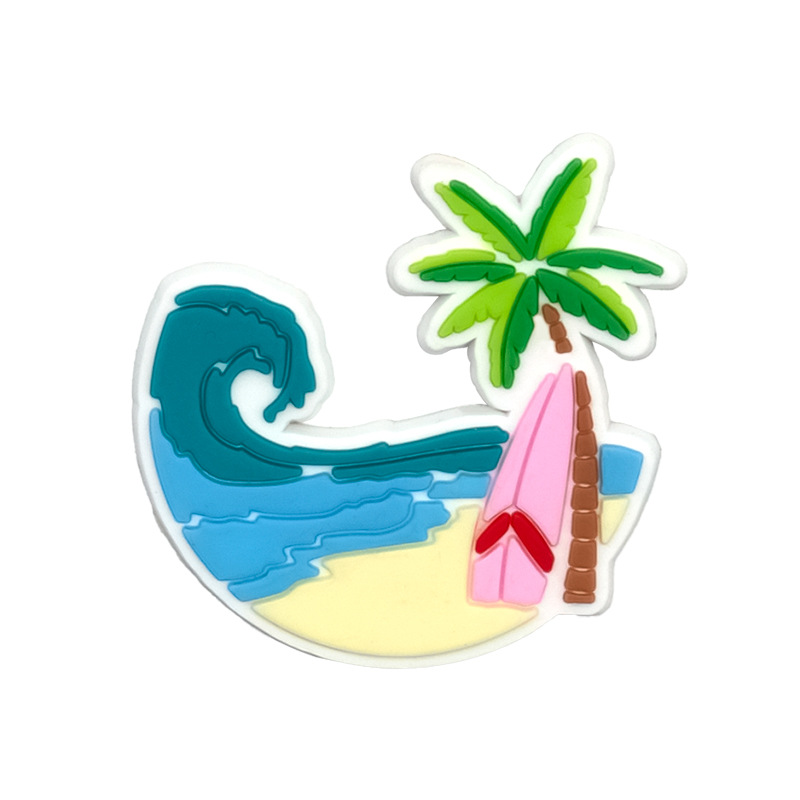 国境を越えたアニメオーストラリアの靴の花の靴は穴の靴の装飾のボタンの部品を掛けます。