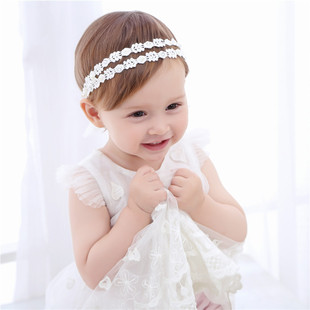 Korean Style Baby Hair Band Baby Lace Headband Girl Baby Stylish Princess Hair Accessories 100 Days Photography Accessories Hair Accessories