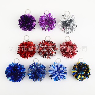 Custom Cheerleading Memorial Keychain Pendant Creative Flower Ball Bag Accessories Competition Award Mini Flower Ball