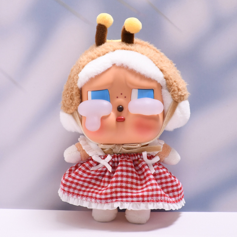 ただの子供服】泣く子供の涙の工場はゴムの顔の人形をごまかします。