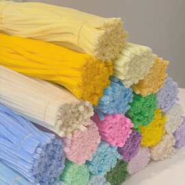 安绕加密扭扭棒批发超密毛根毛条手工DIY花束材料包幼儿园益智类