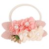 Children's brand cute fresh hair rope for princess, flowered, simple and elegant design