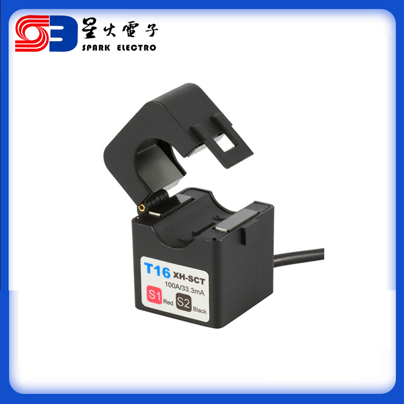 开口式 开启开合式引线电流互感器 输入100A/33.33mA XH-SCT-T16