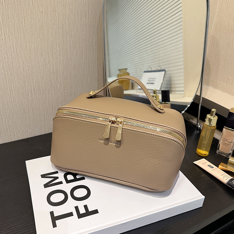 新しい大容量の化粧品バッグ、シンプルでハイエンドのポータブル化粧品バッグ、旅行用ポータブルトイレタリーバッグ|undefined