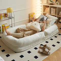 人間犬小屋ソファベッドソファ怠惰な寝室インターネット有名人巨大な折りたたみバルコニー畳折りたたみシングルベッド