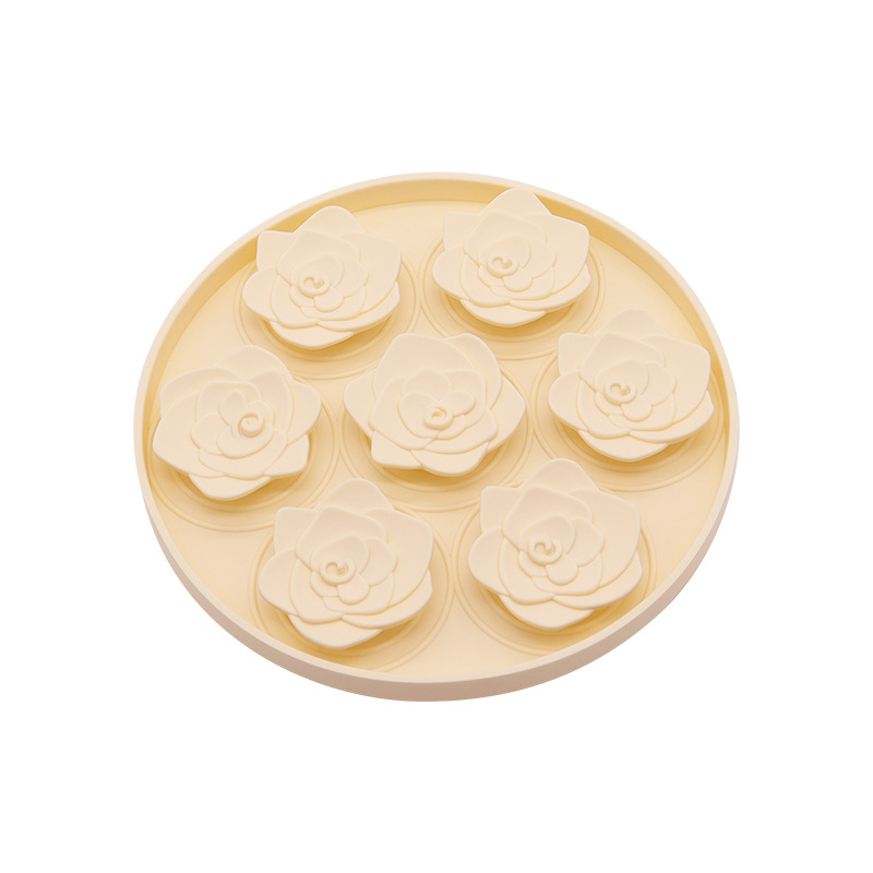 Tazón de comida lenta para mascotas Cojín de comida lenta de silicona de grado alimenticio para perros con ventosa Tazón de comida lenta para cachorros Cojín redondo para comida lenta para perros