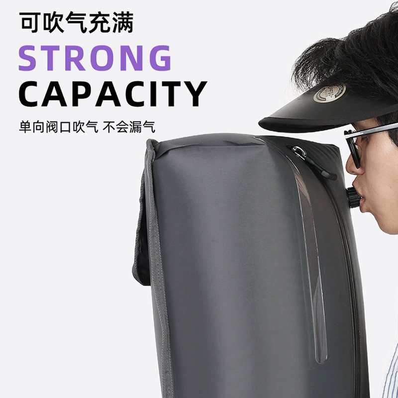 Foldable airtight capacious waterproof storage system, travel bag