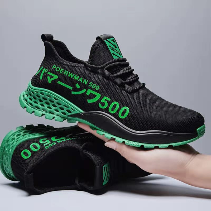 New Korean style casual sneaker sports flying woven running shoes comfortable non-slip casual men's shoes trendy all-matching men's shoes New Korean style casual sneaker sports flying woven running shoes comfortable non-slip casual men's shoes trendy all-matching men's shoes