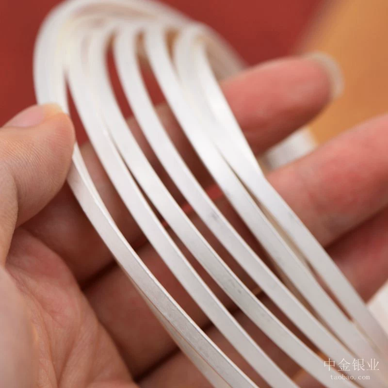 Серебряный материал ручной работы, чистое серебро 9999, серебряный слиток, кольцо из чистого серебра, браслет, кулон, серебряный лист, серебряная проволока, сделай сам