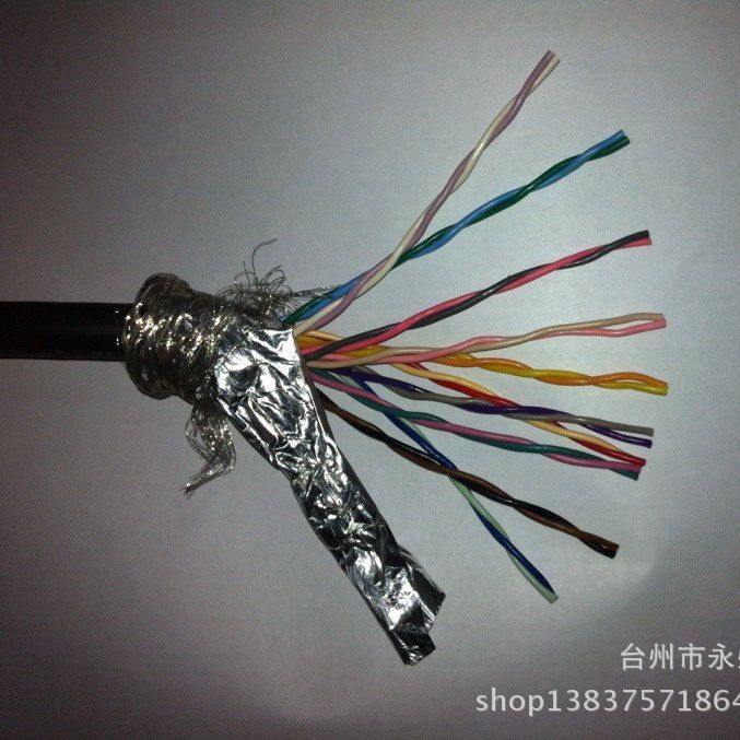 20芯0.3平方屏蔽线对绞双绞线trvvsp编码器信号控制线