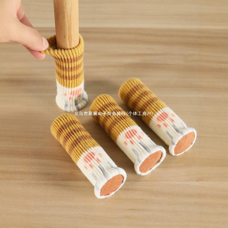 Бесшумные чехлы на ножки стула, износостойкие накладки на ножки стола, защитные чехлы на ножки стола, нескользящие утолщенные накладки на ножки стола и стула для обеденного стула.