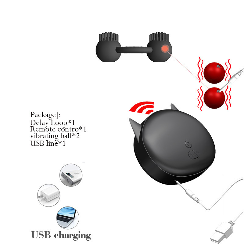 Rechargeable Vibrating Cock Ring, 10 Vibration Modes, USB-C Charging, Silicone — detail image 4