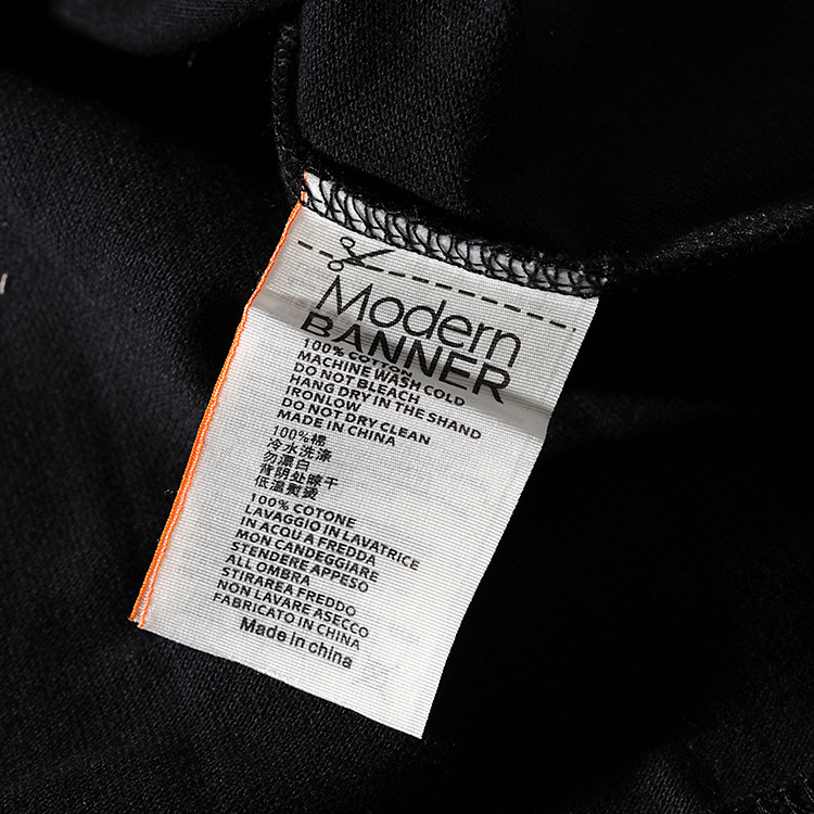 Modern banner American minimalist 100-letter men turn collar short-sleeved POLO shirt M701 19