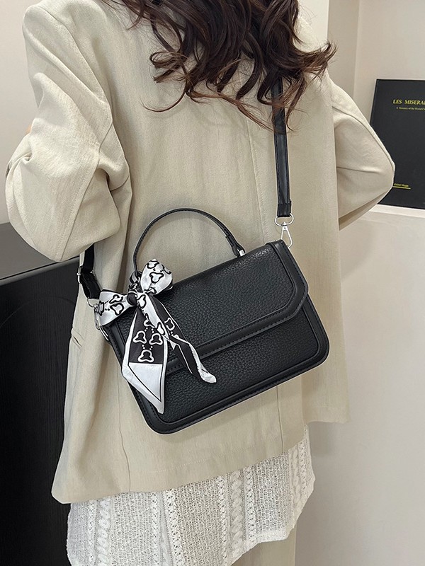 Niche Zhong lujo ligero de textura alta bolso de mano pequeño para mujeres 2025 nuevo cross-border color de contraste universal bolso de hombro