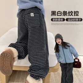 女童裤子春秋季2025新款洋气小女孩束脚裤卫裤儿童秋装长裤