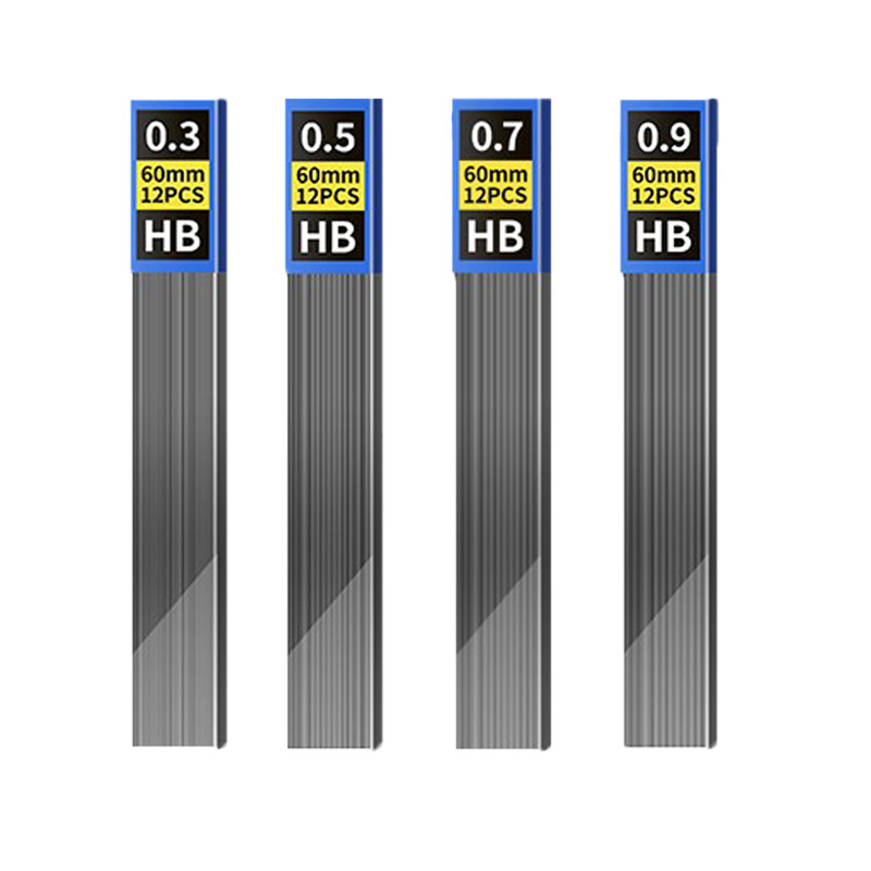 0.3/0.5/0.7/0.9/1.3mm mechanical pencil lead refills HB resin mechanical pencil lead writing supplies