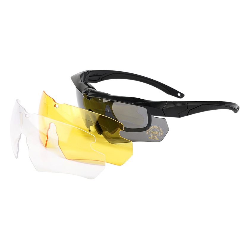 Lentes de Sol Polarizados para Ciclismo de PC, A Prueba de Viento, para Ciclismo y Pesca