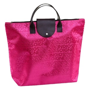 Foldable portable advertising Oxford cloth bag portable Oxford cloth shopping bag can make logo600d waterproof