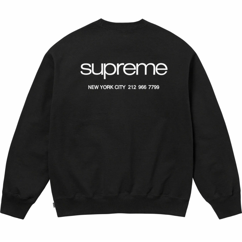 24FW Arc Crewneck Hooded Sweatshirt美式街头潮牌字母刺绣卫衣|undefined