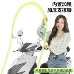 电动车透明拉链挡风板电瓶车前挡风罩防水摩托车防风罩加高挡雨板