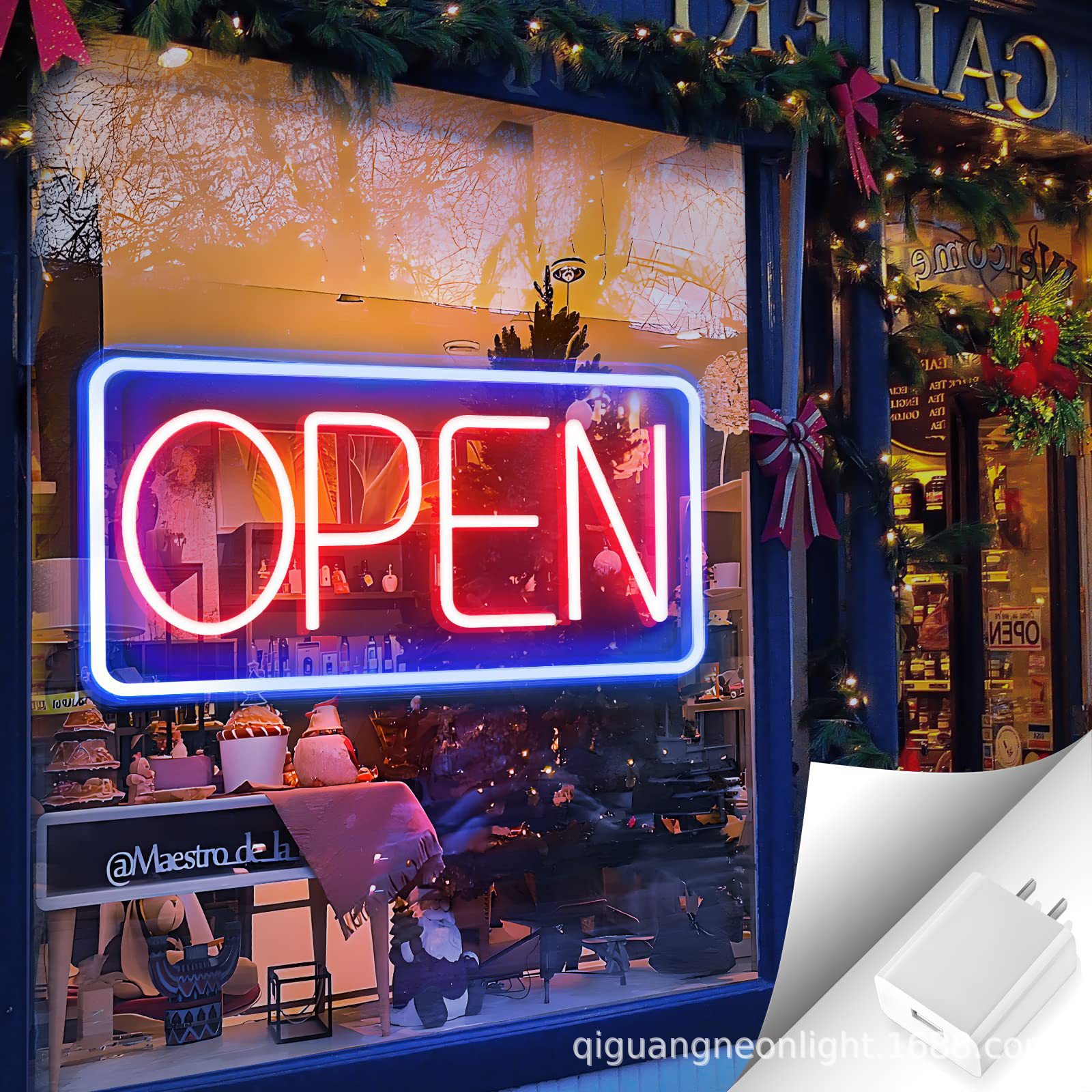 Amazon's best-selling neon sign light, dimmable, open-style neon sign for bars, cake shops, and decorative signs.