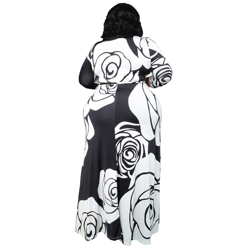 ChicShe N7974 Cross-Border Hot Sale New European And American Fashion Pocket Tie Waist Sexy Dress_voghion.com