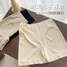 安全裤防走光女夏季高腰纯棉裆打底裤内裤二合一无痕平角裤女新款