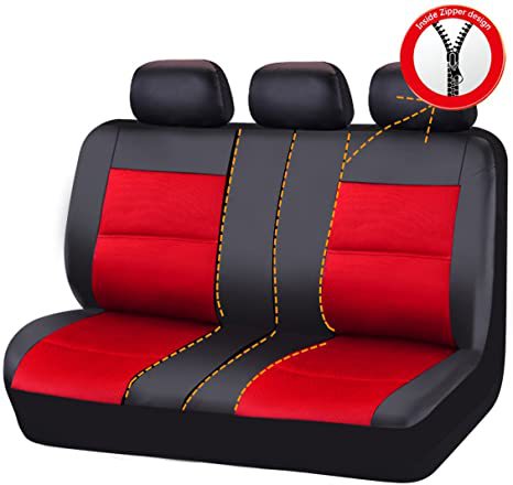 Foreign trade cross-border PU leather Foreign Trade car artificial leather 5-seater car universal arc sandwich stitching leather seat cover