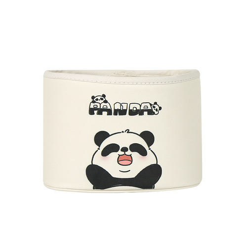 Graffiti cartoon car seat back storage box trash can car interior multi-functional creative hanging sundry storage box