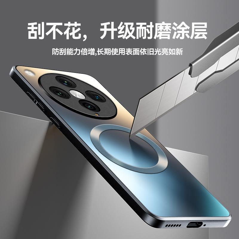 适用OPPOFindX8手机壳8pro纯色AG磨砂磁吸圈保护套防摔轻薄简约硬|undefined