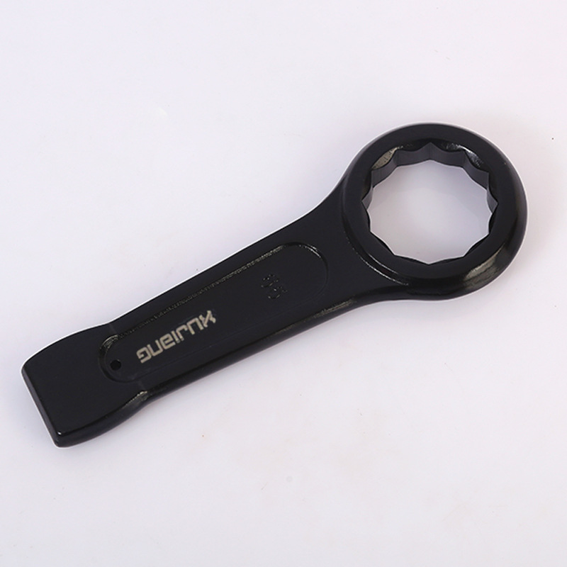 敲擊梅花開口呆扳手加重型梅花直柄黑色開口呆扳手 敲擊扳手 批發