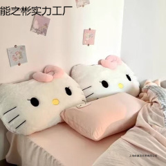 超かわいい kt 猫枕ベッドサイド枕寮クッションぬいぐるみソファシート腰サポート女の子の誕生日プレゼント