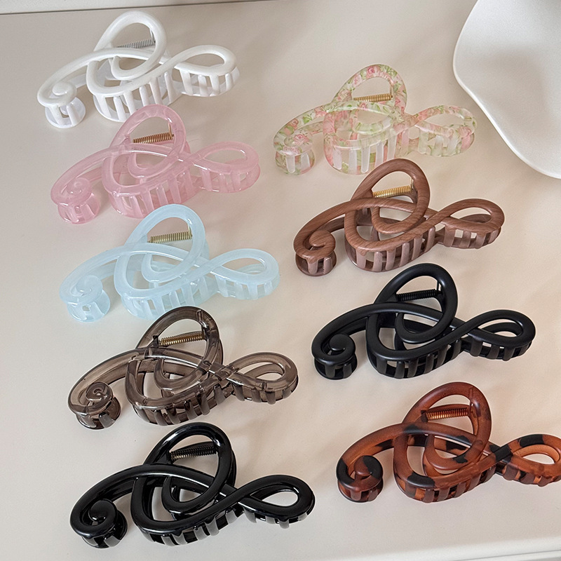 New simple and artistic sweet musical note hair clip for women, elegant back-of-the-head hair accessory, 2026 new hair accessory for women New simple and artistic sweet musical note hair clip for women, elegant back-of-the-head hair accessory, 2026 new hair accessory for women