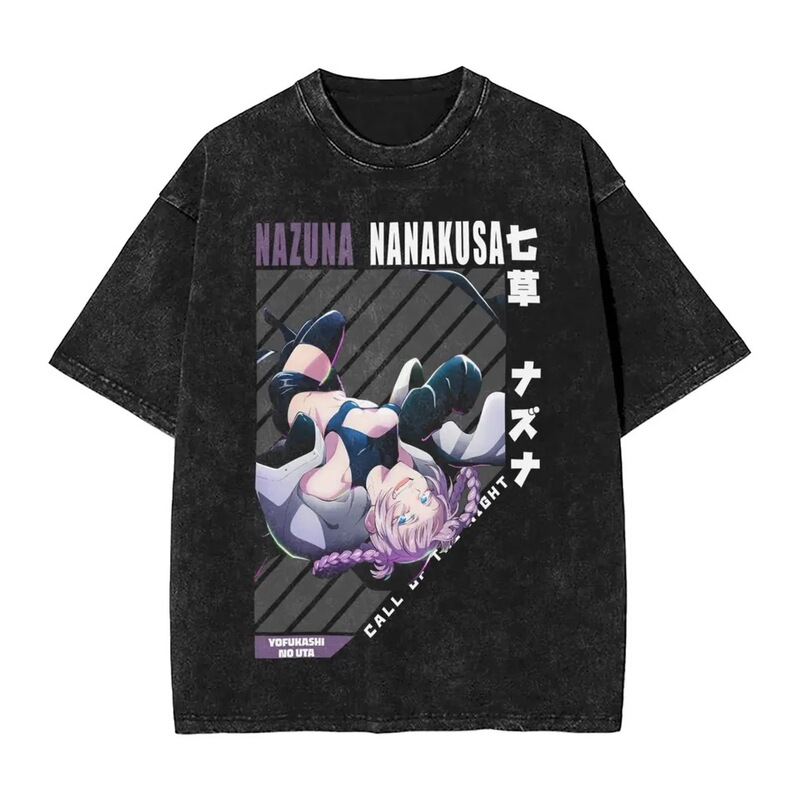 Cotton T-Shirt Nightwear Round Neck Hot-Selling Men's Street Graphic Print N Women's Una Washed T-Shirt Retro Cotton T-Shirt Nightwear Round Neck Hot-Selling Men's Street Graphic Print N Women's Una Washed T-Shirt Retro