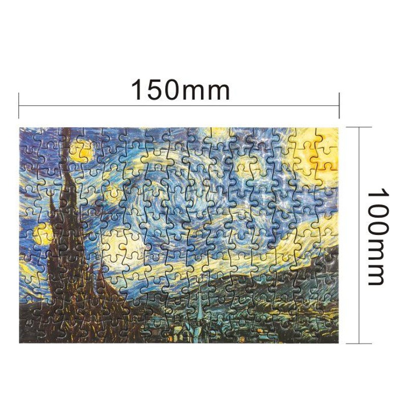 Mini tubo de ensayo rompecabezas adulto 150 unidades papel conveniente juguetes educativos para niños paisaje regalo cumpleaños creativo