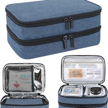 亚马逊新品胰岛素冷却器包旅行药物管理包，家庭紧急医疗包