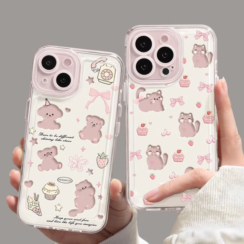 适用苹果15手机壳16pro全包15Promax高级14外壳15plus粉色保护套