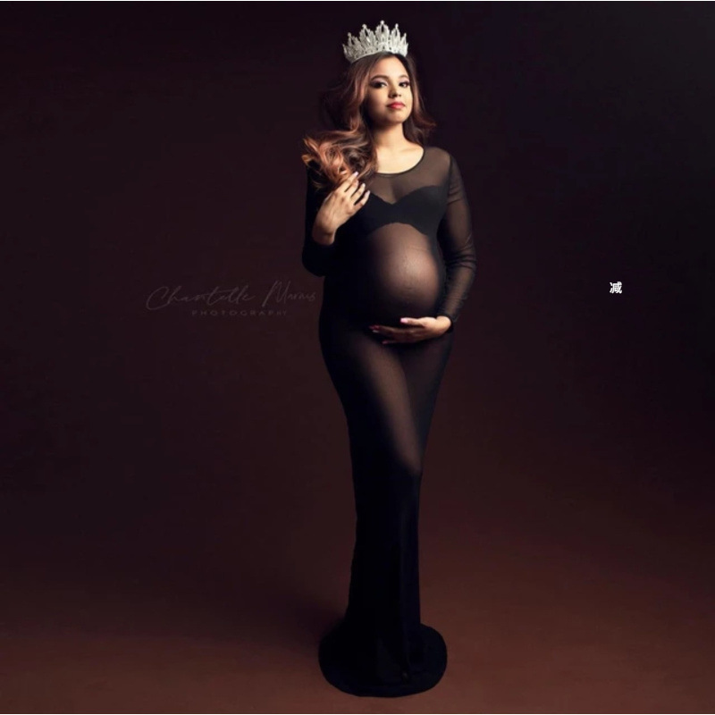 European and American hot-selling maternity photo clothing dress studio photo soft mesh tight fairy pregnant flavor mummy photo jumpsuit dress European and American hot-selling maternity photo clothing dress studio photo soft mesh tight fairy pregnant flavor mummy photo jumpsuit dress