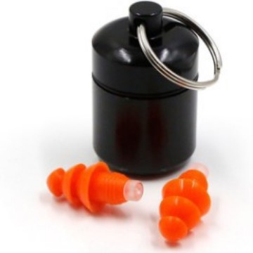 批发固态硅胶航空飞行耳塞 防噪音硅胶耳塞带塞子睡眠学习用