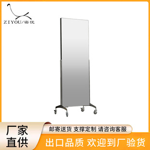 Perm and Dyeing Mirror Table Barber Shop Simple Hairdressing Mirror Table Integrated Hair Salon Special Mirror Single Side with Pulley Removable