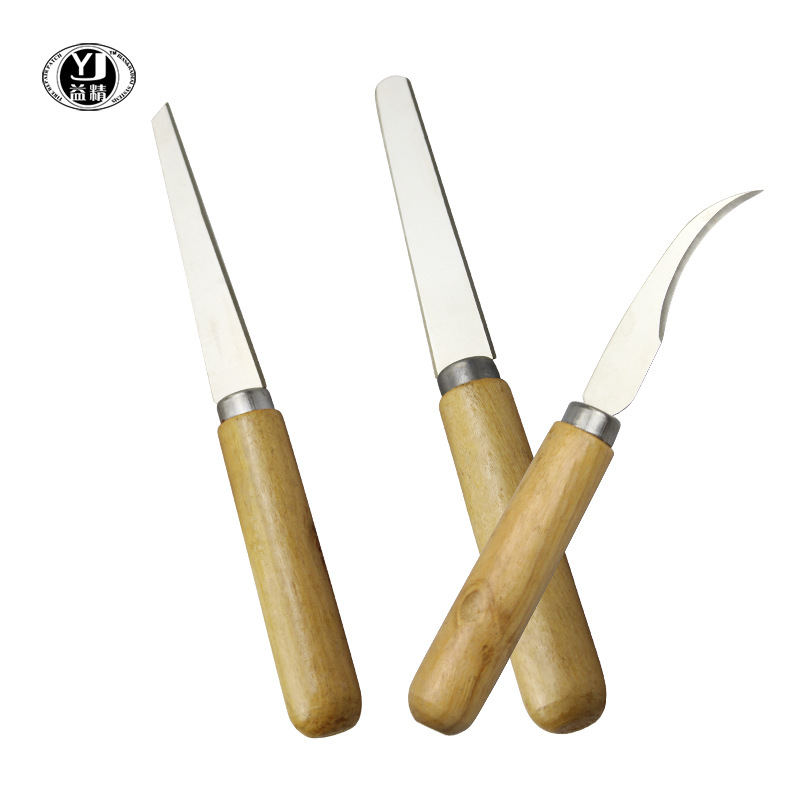 【益精五金】木柄橡胶刀 切割轮胎修补带轮胎修补工具