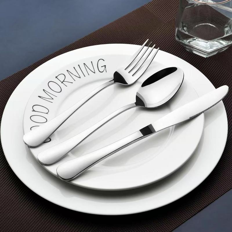 クロスボーダーアマゾンステンレス鋼ナイフ、フォーク、スプーン洋食器セットエレガントなステーキナイフディナーフォークステンレス鋼テーブルスプーン卸売|undefined