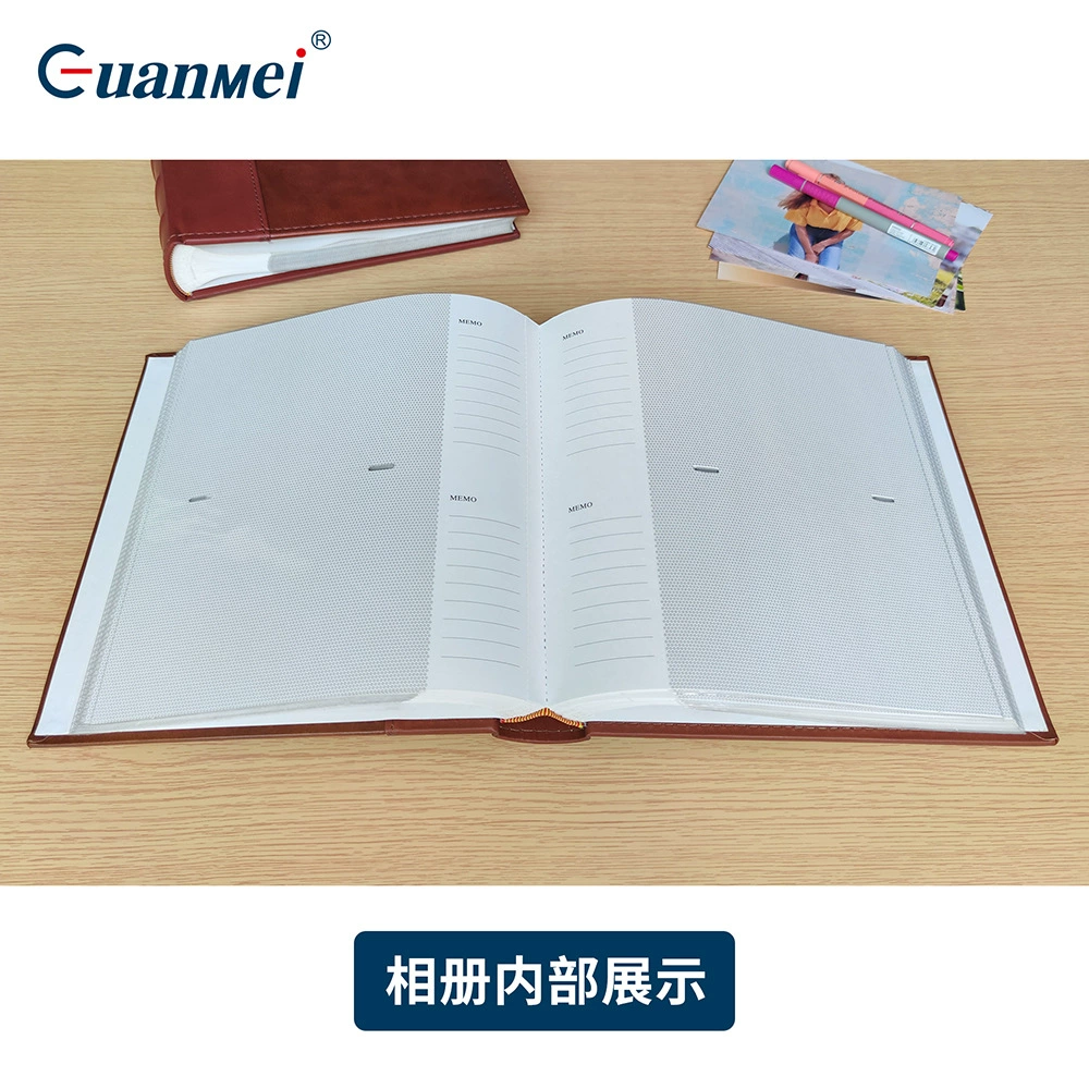 Кожаный альбом Guangmei производителя коллекция лапша фото commemorative альбом ретро Фотоальбом плав-помощь сумка 7-дюймовый альбом книга