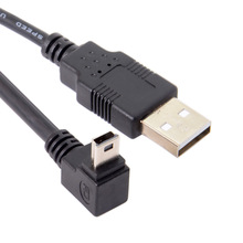 90��ֱ��USB 2.0����Mini USB 5pin��90�����^������ 0.5m ��ɫ