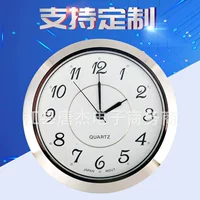 Хрустальный держатель для ручек, инкрустированный кварцевыми часами, настольный календарь из красного дерева, 55 мм, серебряное цифровое лицо, PC21S, импортное движение