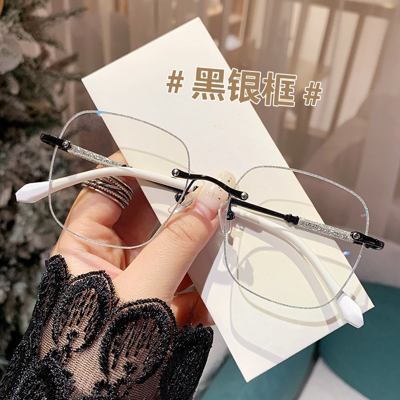 Black silver frame