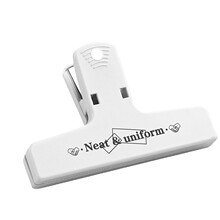 磁吸夹ins日系学生手帐夹子彩色塑料夹文件票据夹简约磁吸长尾夹